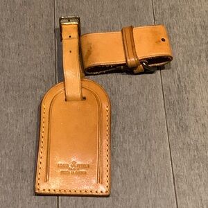 Authentic Louis Vuitton Luggage Tag Name Tag